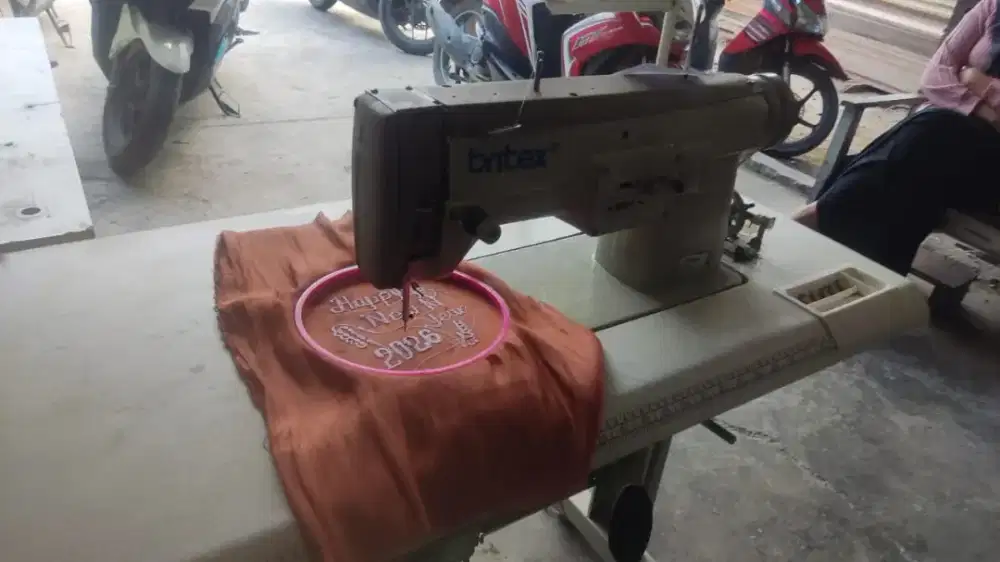 MESIN BORDIR MASIH BARU