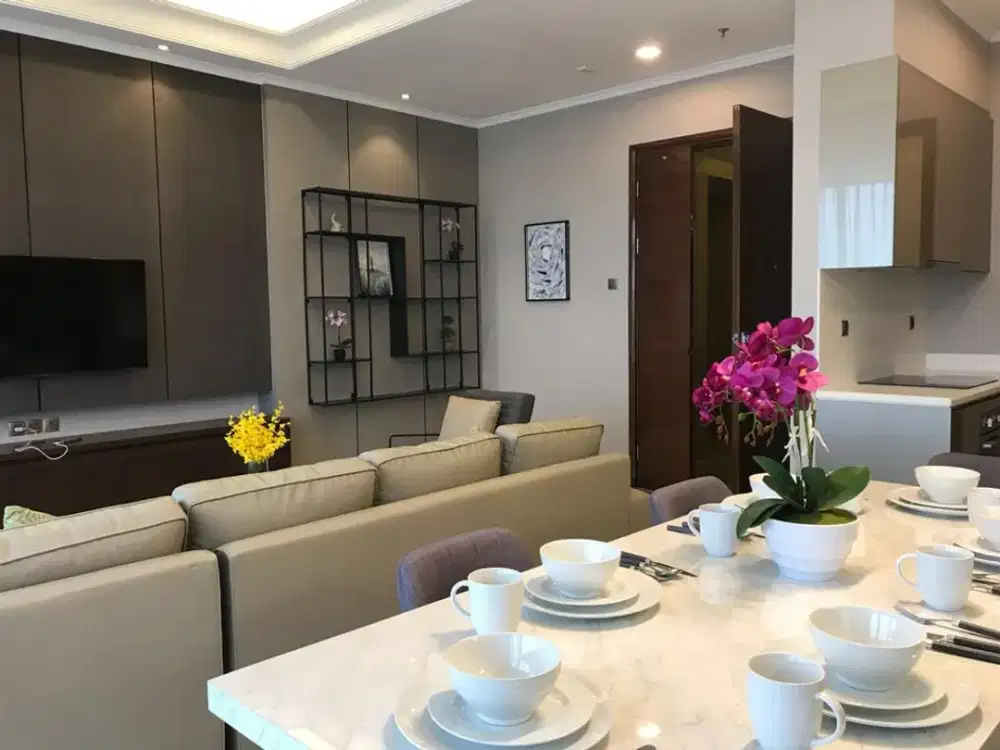 Disewakan Apartemen Distric 8 3 BR Luas 153 M2 Brand Siap Huni Jakarta Selatan