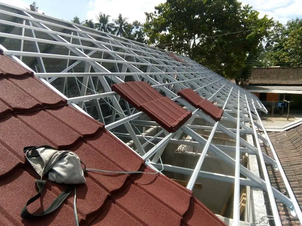 Ganti Atap Lapuk Dgn Baja Ringan Pasti Awet Kuat MuRAH Dari BIMA TRUSS