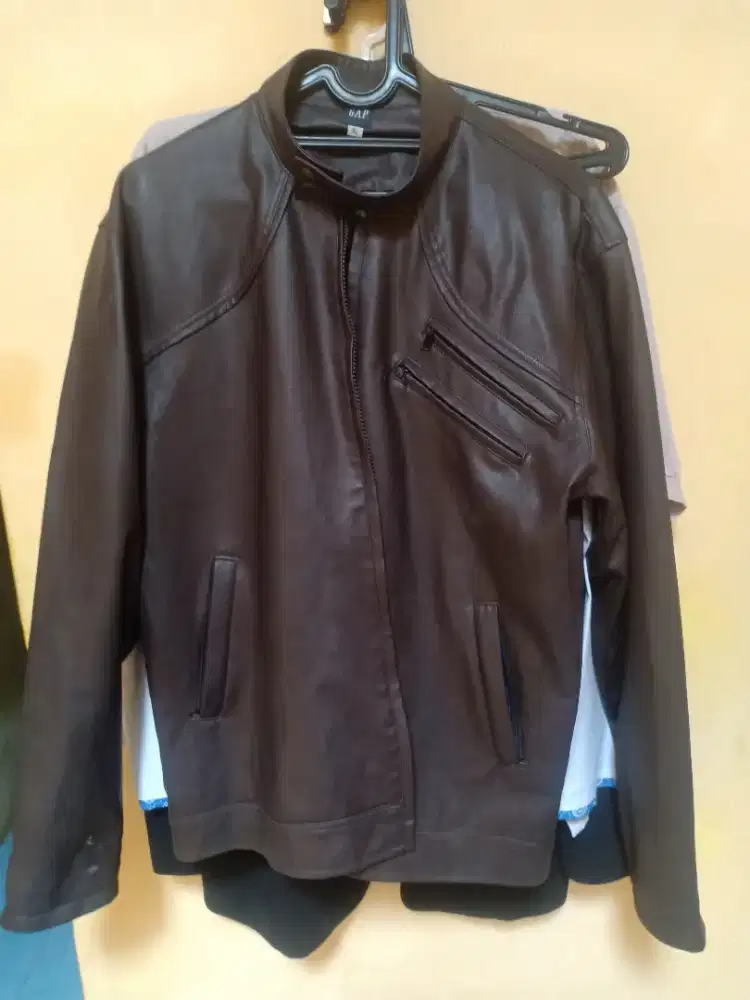 Jaket kulit GAP sz.XL (Brown)