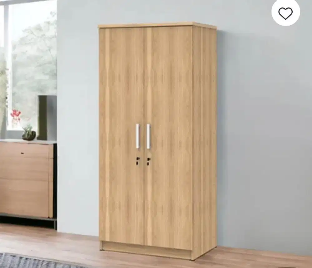 Jual baru lemari pakaian 2 pintu minimalis