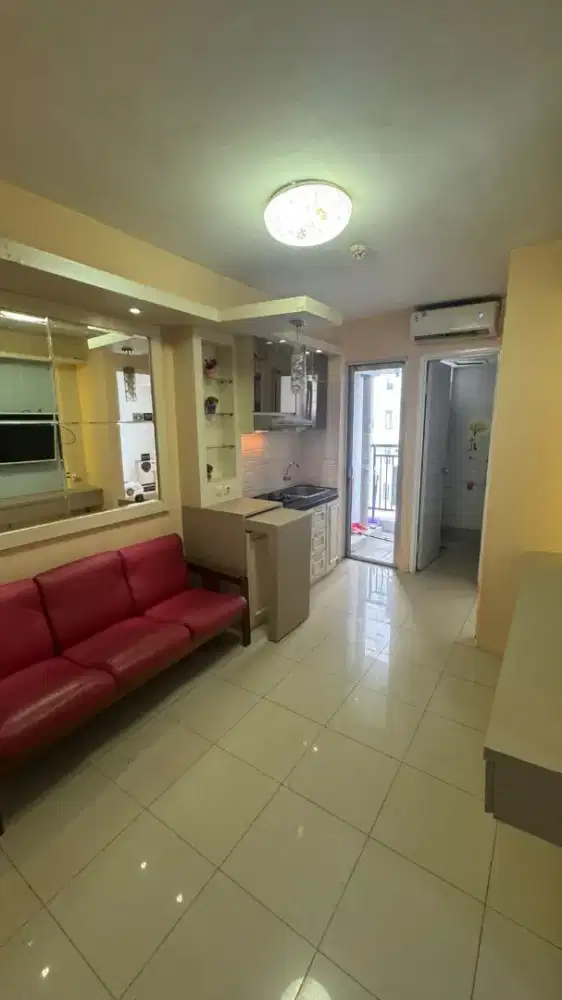 Dijual unit type 2BR fullfurniss lantai rendah Apt Bassura city