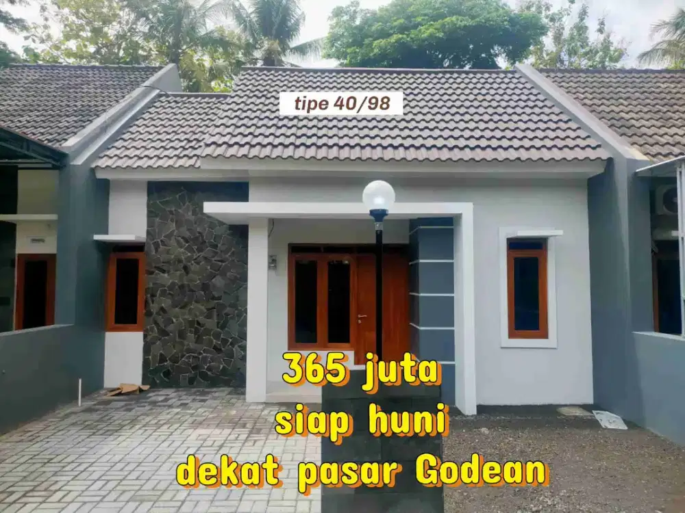 rumah 300 jutaan di barat pasar godean