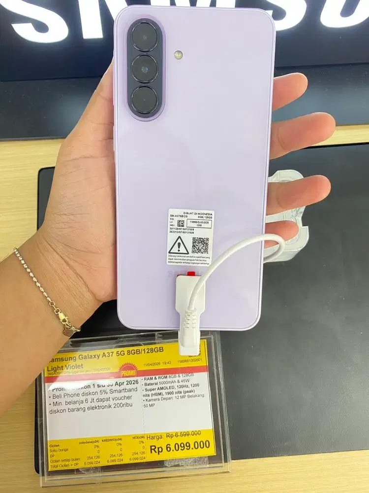 PROMO HOME CREDIT Samsung Galaxy A37 5G (8GB/128GB)