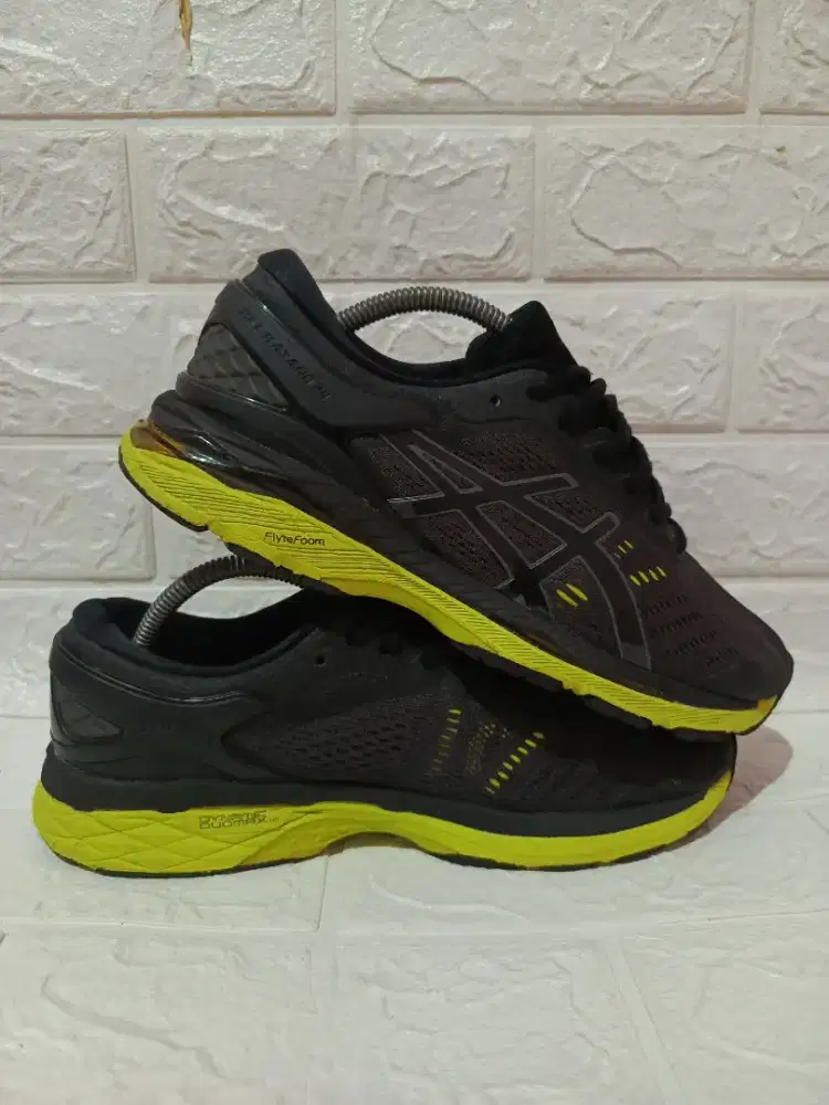 Asics Gel Kayano 24 black green gecko