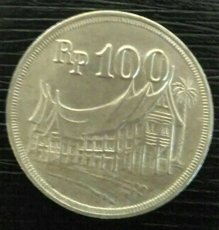 Di Jual Koin Lama 100 Rupiah Rumah Gadang Th 1978
