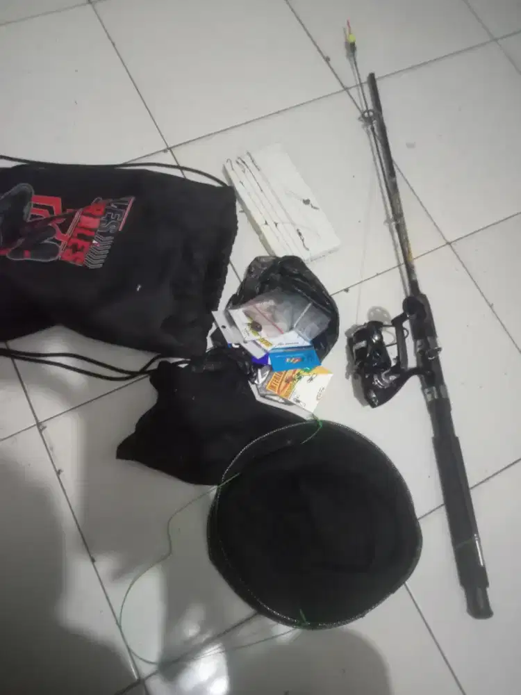 Joran pancing komplite