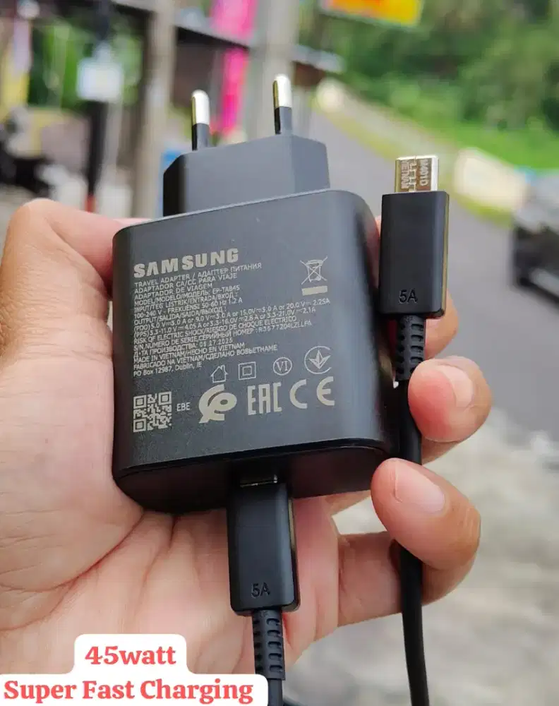 Charger Ori Samsung 45W ( SUPER FAST CHARGING )