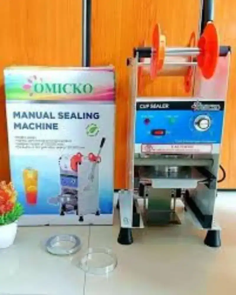 Net - stok sisa 1 mesin sealer cup baru segel !