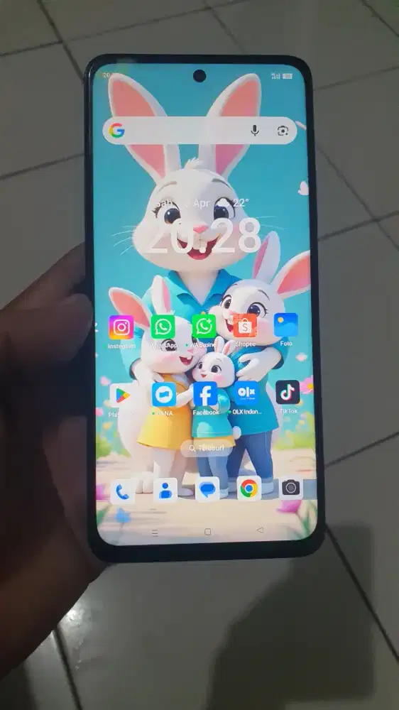 Oppo A58 ram 6/128 hp charger