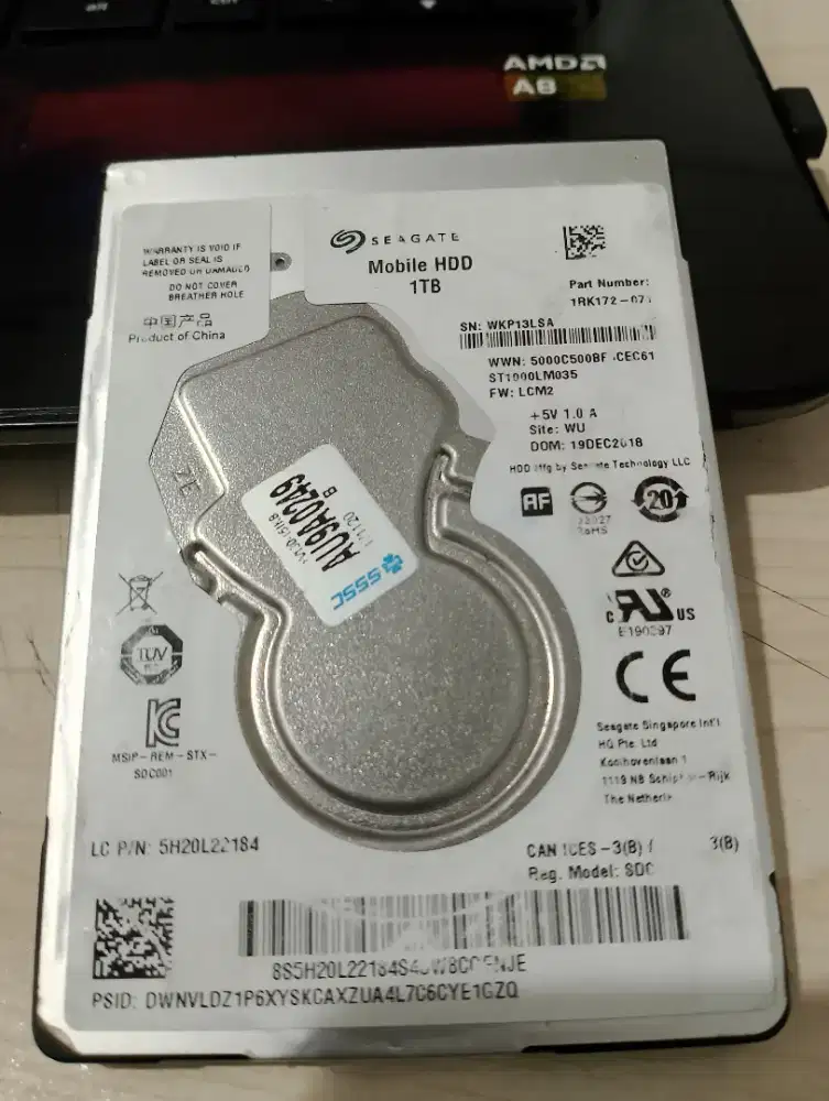 Hardisk Laptop Seagate 1 TB