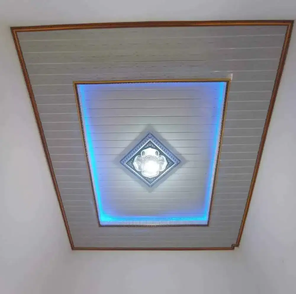 PLAFON PVC MENERIMA ANTAR BAHAN MATERIAL & TERPASANG