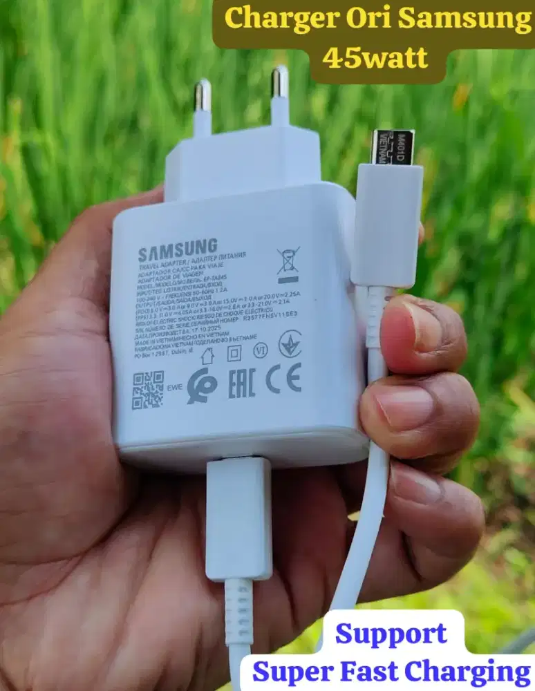 Charger Ori Samsung 45watt ( SUPER FAST CHARGING )