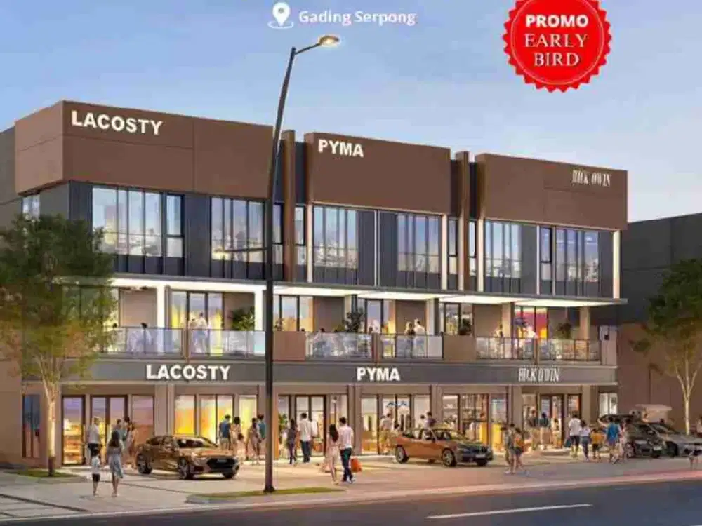 Ruko Depan Taman Rasa Pasadena Square South Best Investment In Gading Serpong