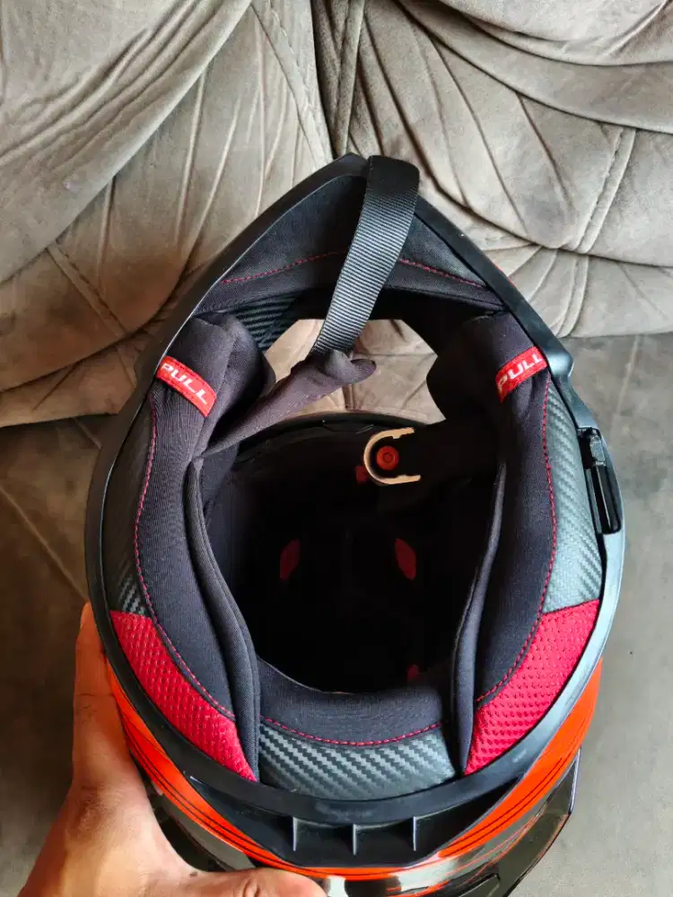 Helm kyt r2r double visor