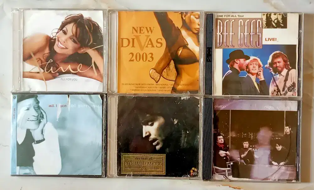 KASET CD & VCD JANET JACKSON, BEE GEES DLL