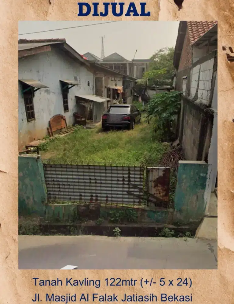 Jual Tanah Kavling di Jatiasih