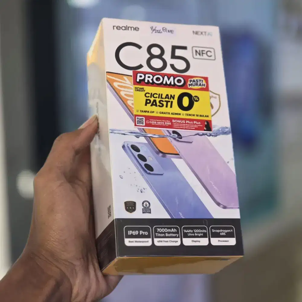 REALME C85 TAHAN AIR BATRAI 700045W SNAPDRAGON SUDAH NFC