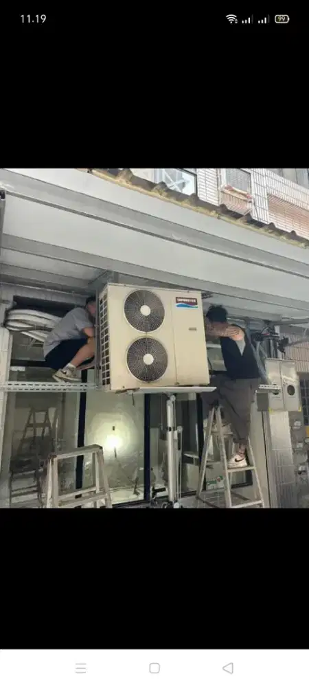 Jasa servis AC kulkas mesin cuci kompa air dll bergaransi