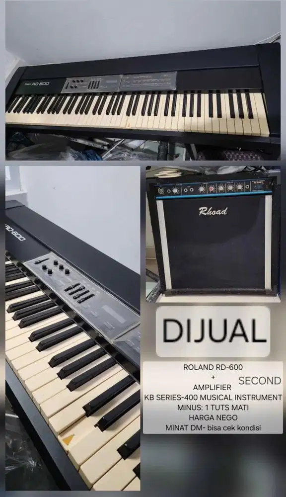 Rolland RD 600 + Ampli