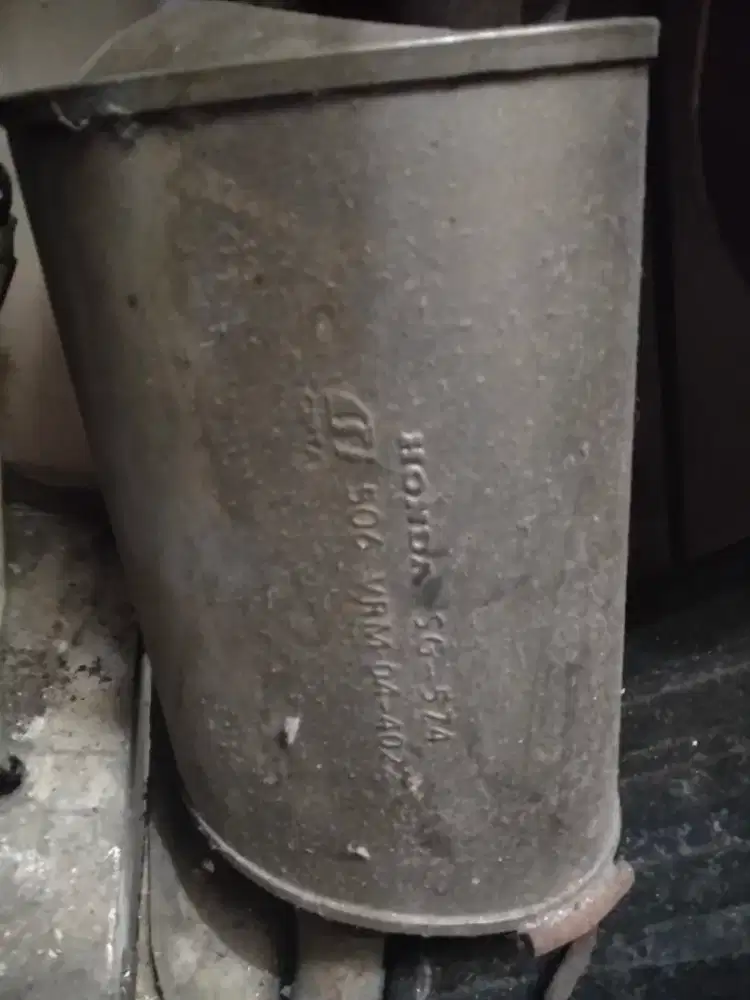 Tabung knalpot jazz vtec ori copotan