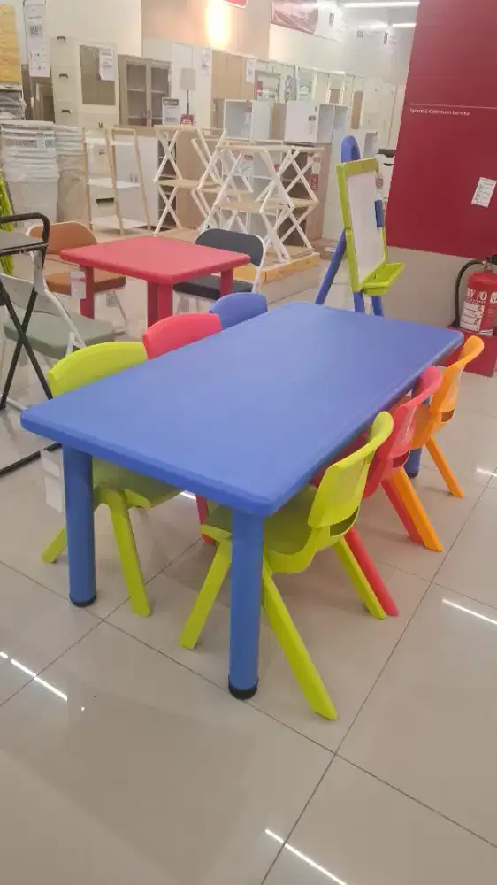 MEJA KURSI TK PAUD 6KURSI 1MEJA