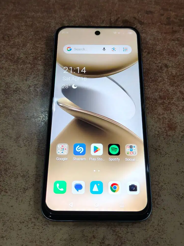 Infinix Smart 9 HD 4/64GB Warna Silver Fullset Second Like New Gan