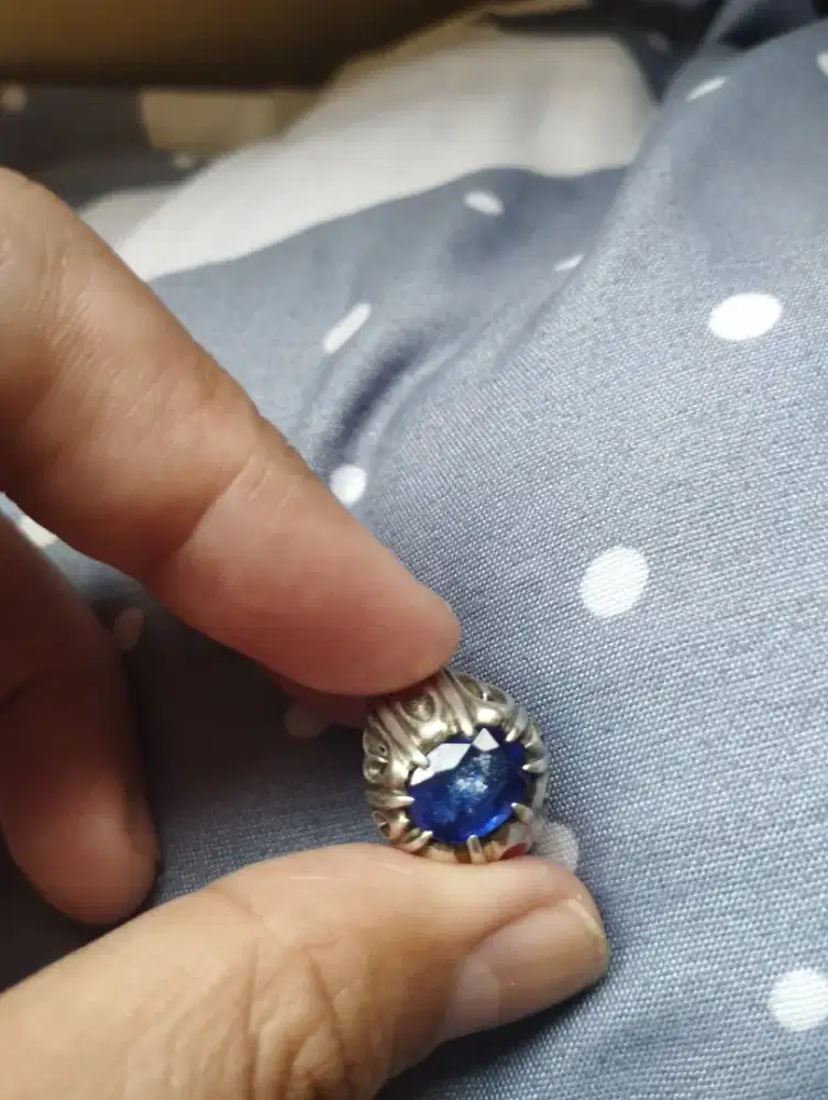 Batu blue saphire/safir &  batuRubby star