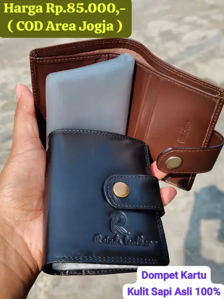 Dompet Kartu Kulit Sapi Asli