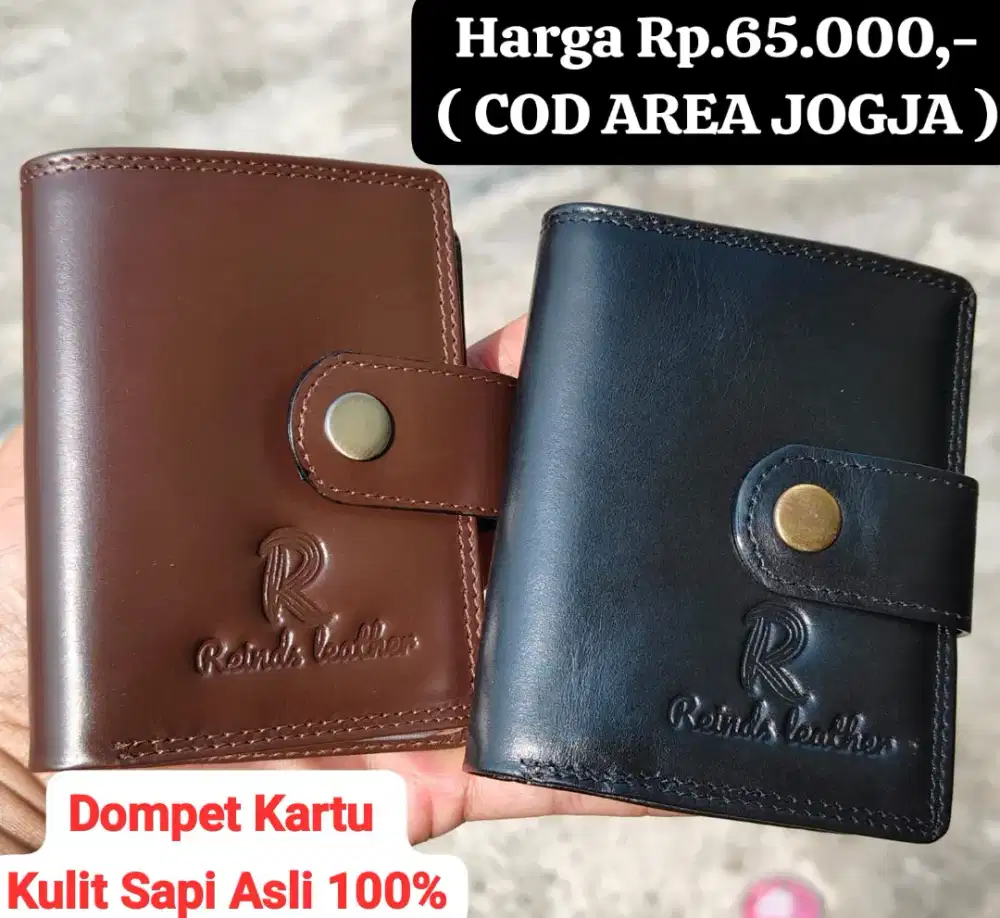 Dompet Kartu Full Kulit Sapi Asli