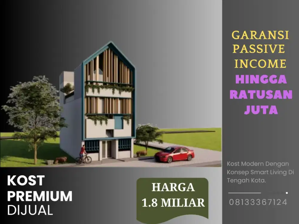 5 Menit Kampus UNISMA Malang Jual Rukost Full Perabot SHM On Hand