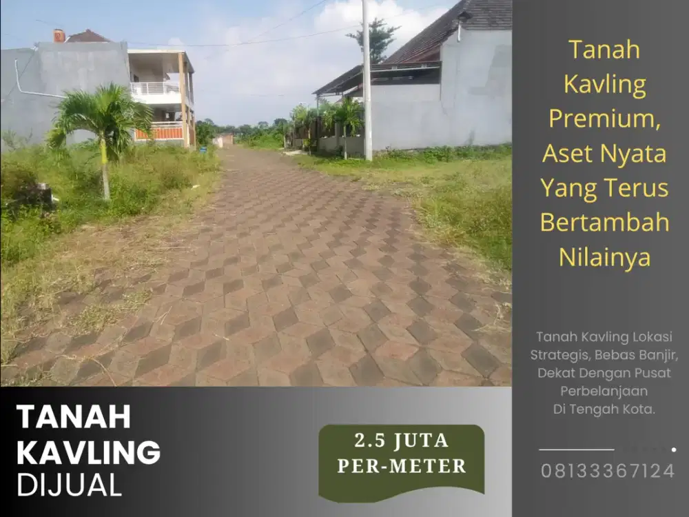 Kavling Dijual Akses 2 Mobil 3 Menit Exit Tol Pakis Malang