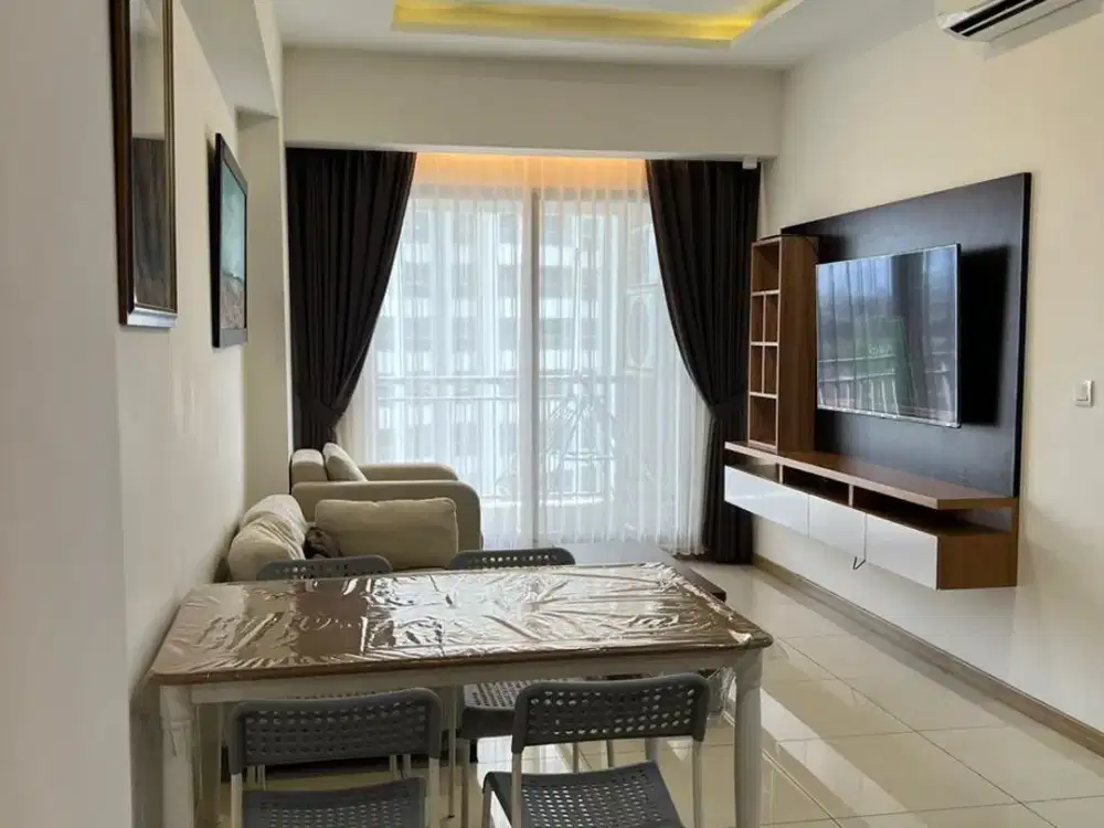 Apartment Premium 3BR Midtown Signature Gading Serpong – Full Furnished, View Mall SMS!