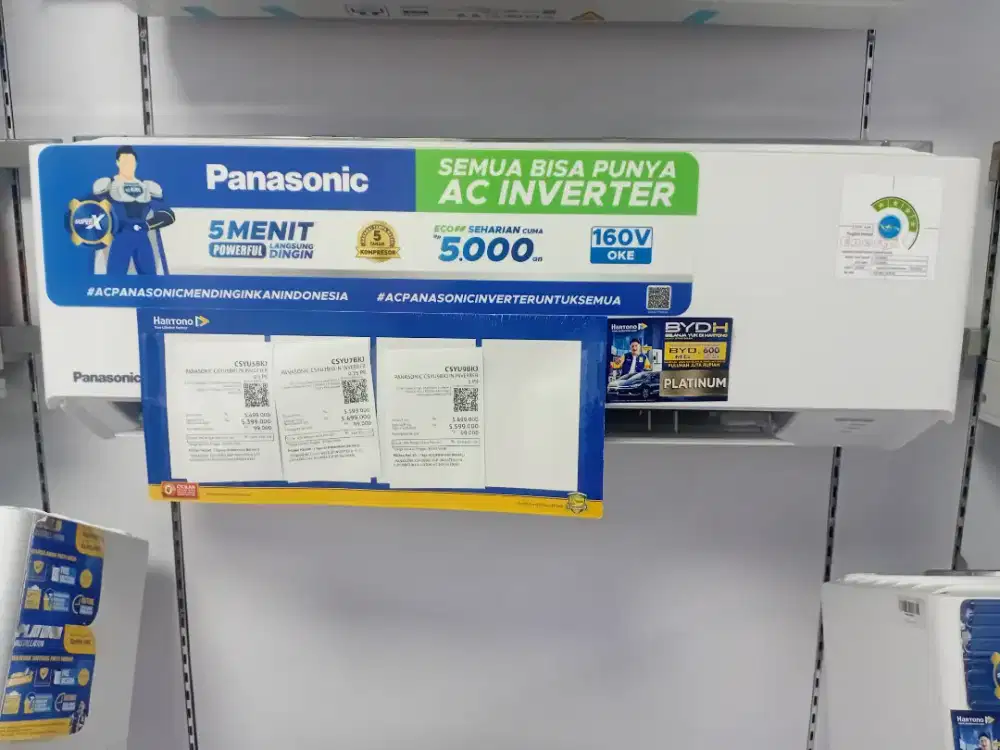 AC Panasonic Inverter 1Pk Bisa Kredit Mulai 15rb Perhari