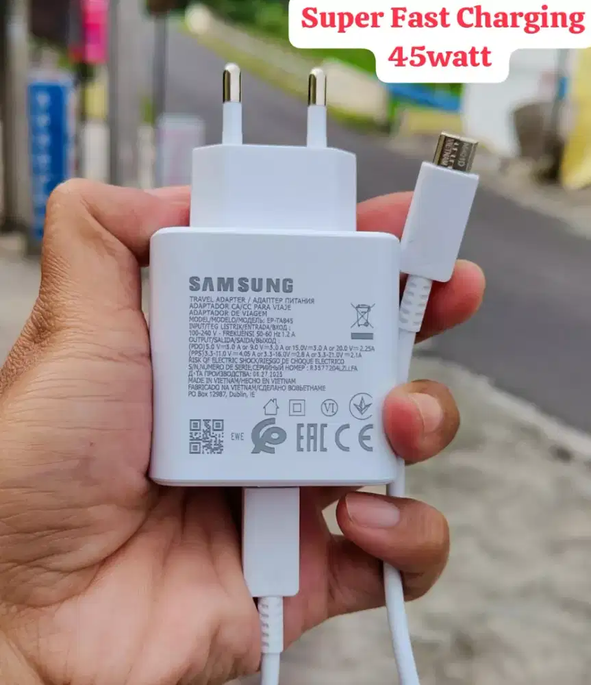 Charger Ori Samsung S20/S21/S22/S23 ( 45watt )