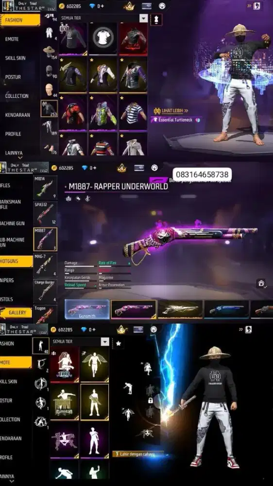 Jual akun ff aman dan terpercaya