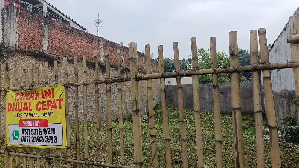 Tanah SHM Murah Cikambuy – 140m², Dekat Jalan Raya