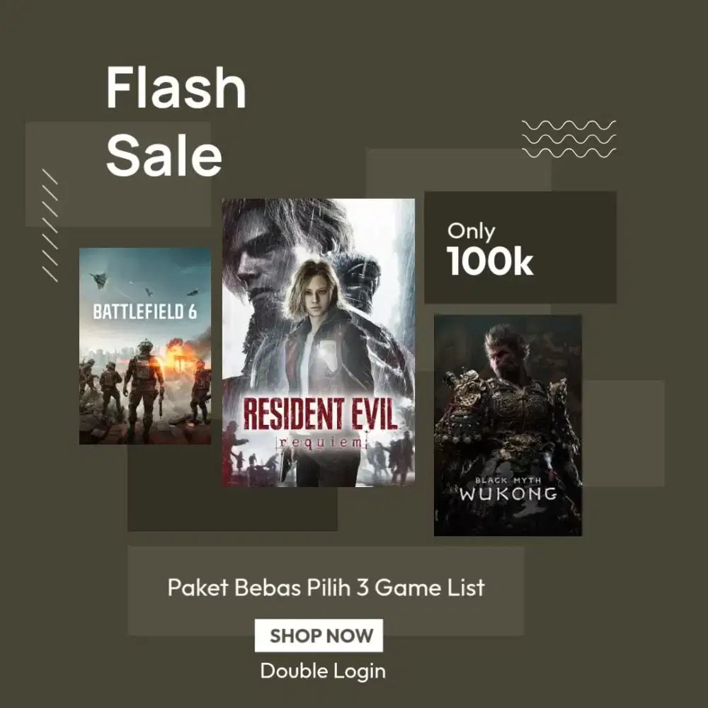 Paket Game Digital Xbox Series Bebas Pilih 3 Game List