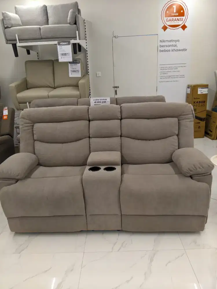 Promo set sofa recliner 3+2+1