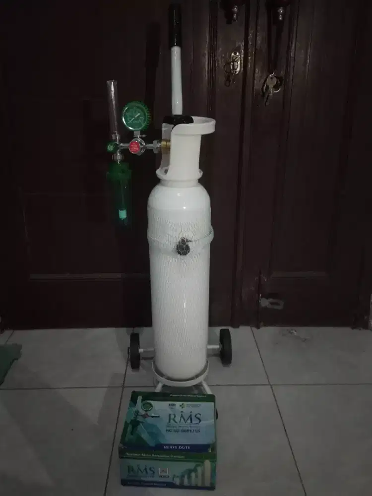 di jual tabung oksige paket lengkap troly,regurator,tabung