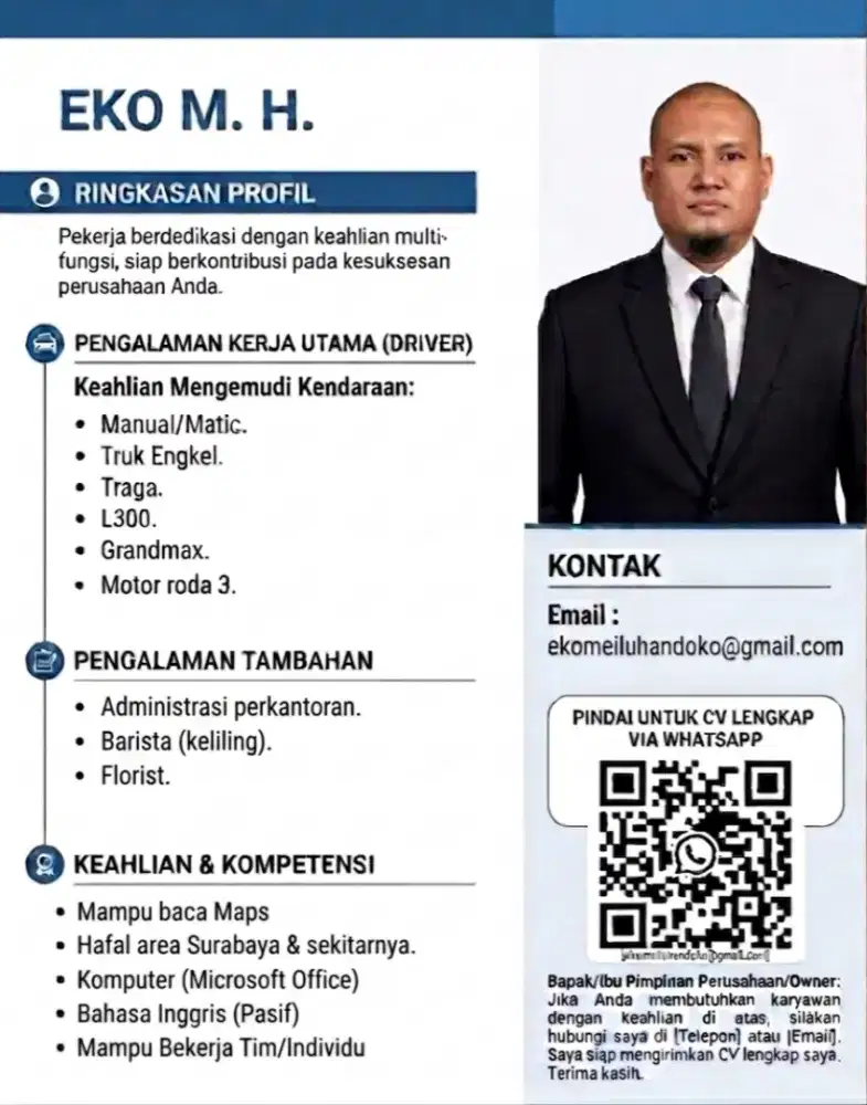 Mencari lowongan pekerjaan.