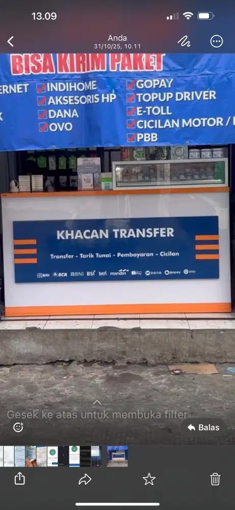 Lowongan kerja konter transfer berpengalaman