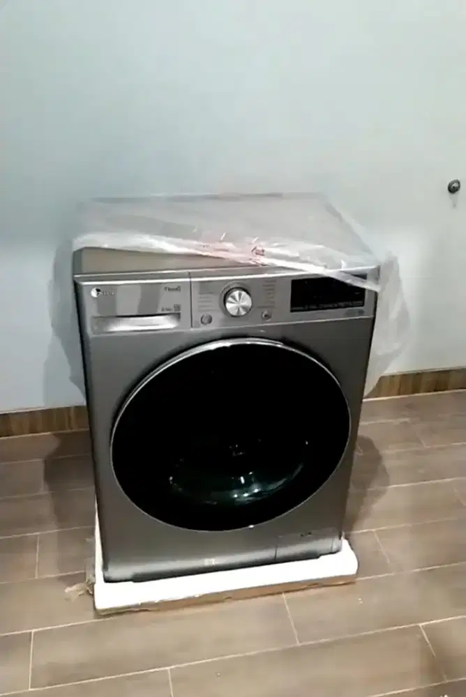 Mesin Cuci LG FV1285S3VS 8,5 kilo Inverter Wifi Steam