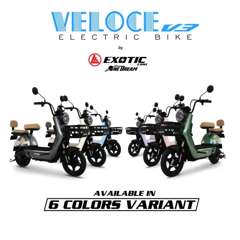 JUAL SEPEDA LISTRIK EXOTIC VELOCE V3