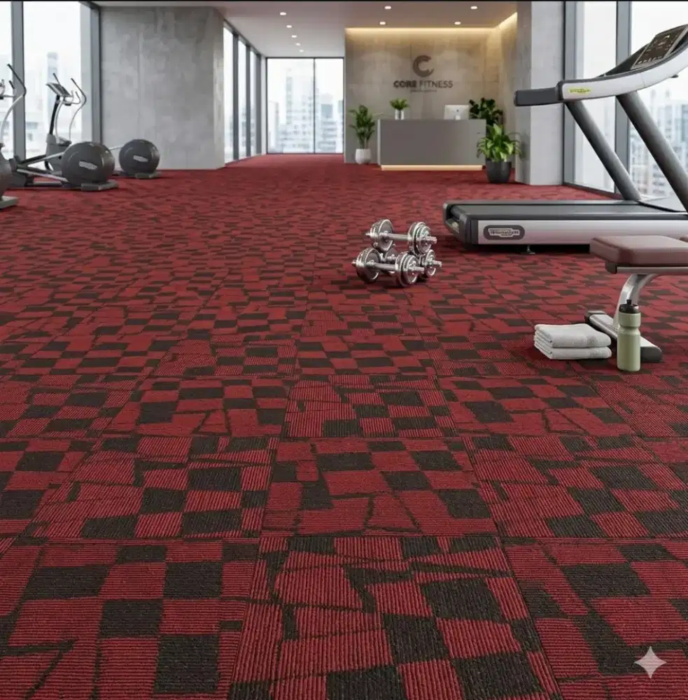 Karpet tile size 50x50