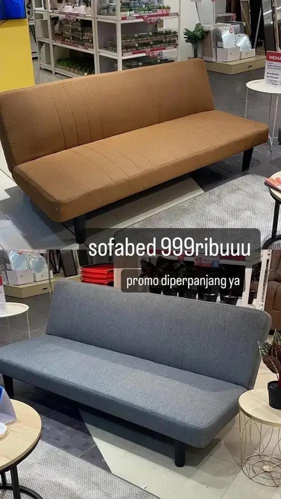 sofabed murah 2 warna