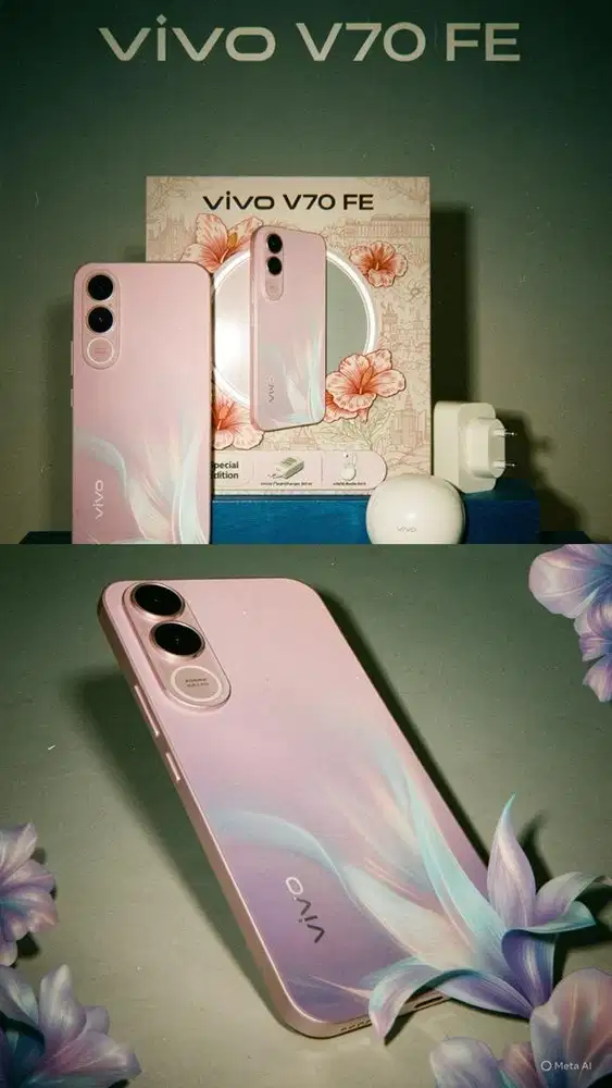 Vivo V70 Fe tampilan yg elagan dan classy