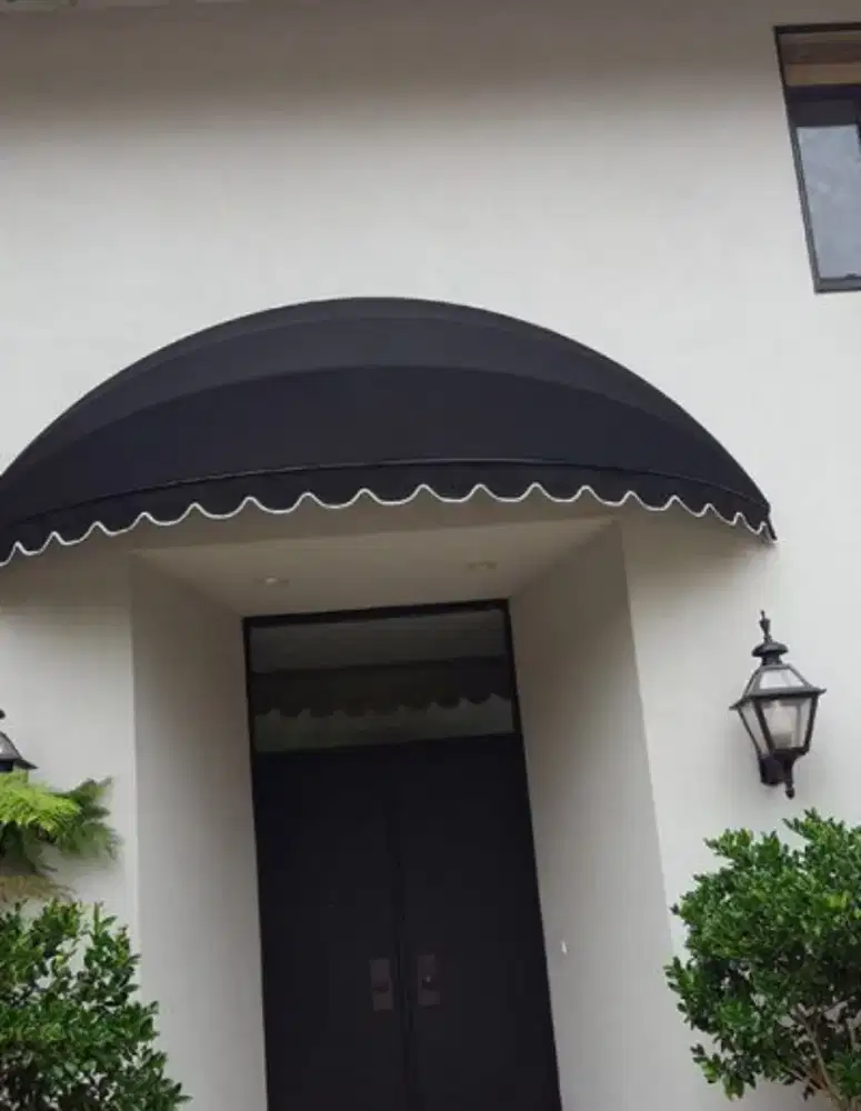 Kanopi Kain Awning Gulung Outdoor Waterproof Anti UV | Kanopi Teras