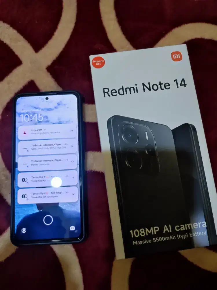 Xiomi redmi note 14 black 8/128
