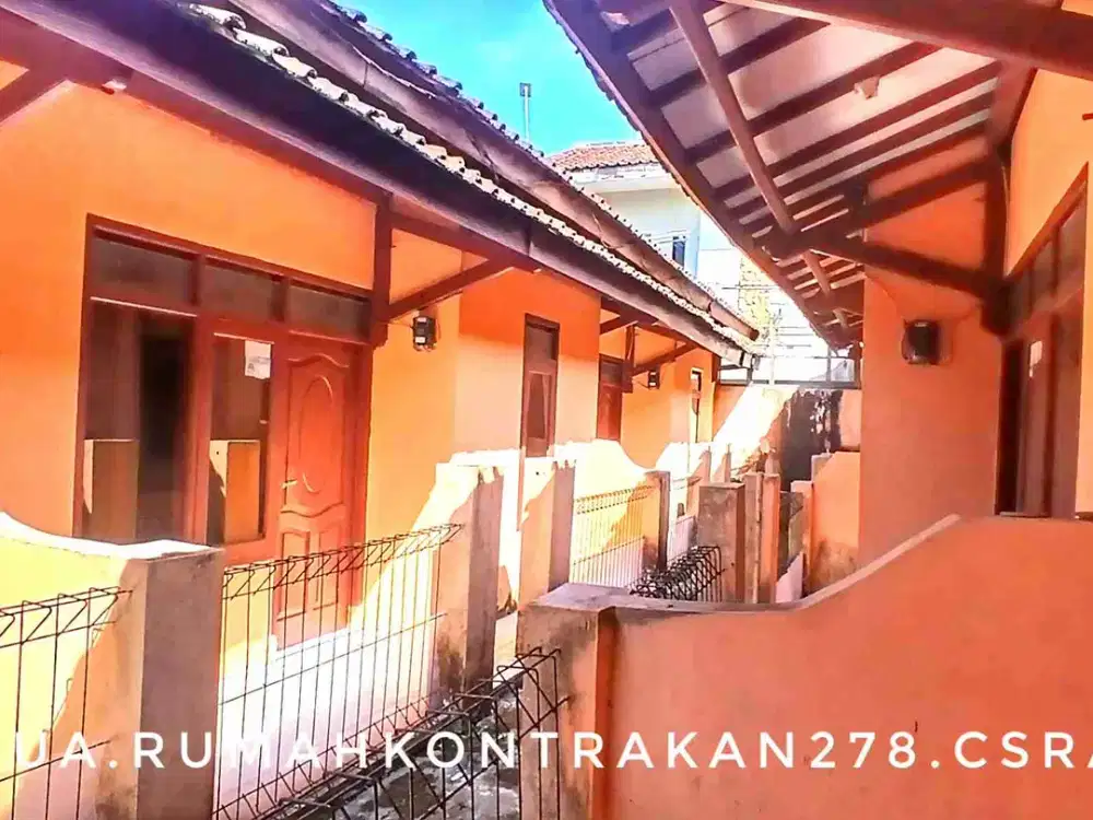 Dijual 6 unit rumah kontrakan di tengah kota akses mudah dekat jl besar.